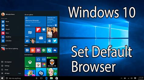 set default browser windows 10